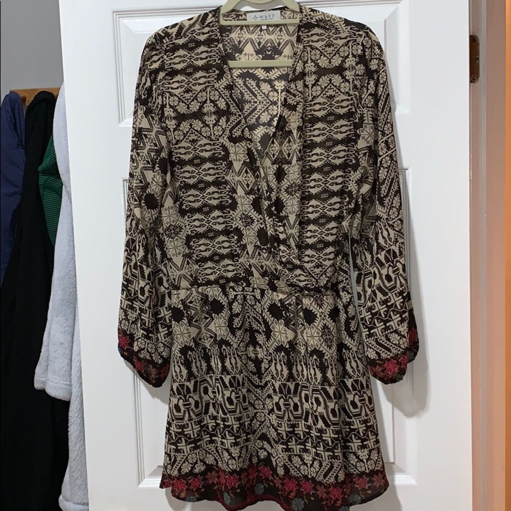 Aztec pattern dress